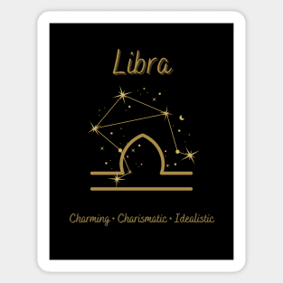 Astrology Collection - Libra (Symbol & Constellation) Sticker